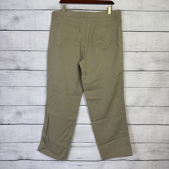 Tommy Bahama Women's Classic Khaki Corduroy Straight Pants Waist Size 36 Casual - Picture 4 of 7